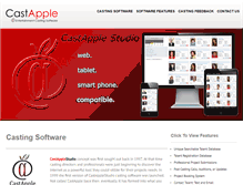Tablet Screenshot of castapple.com